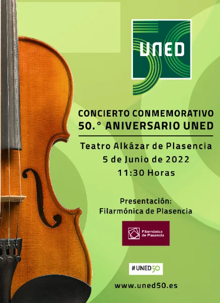 Filarmónica de Plasencia: Concierto Conmemorativo 50º Aniversario UNED